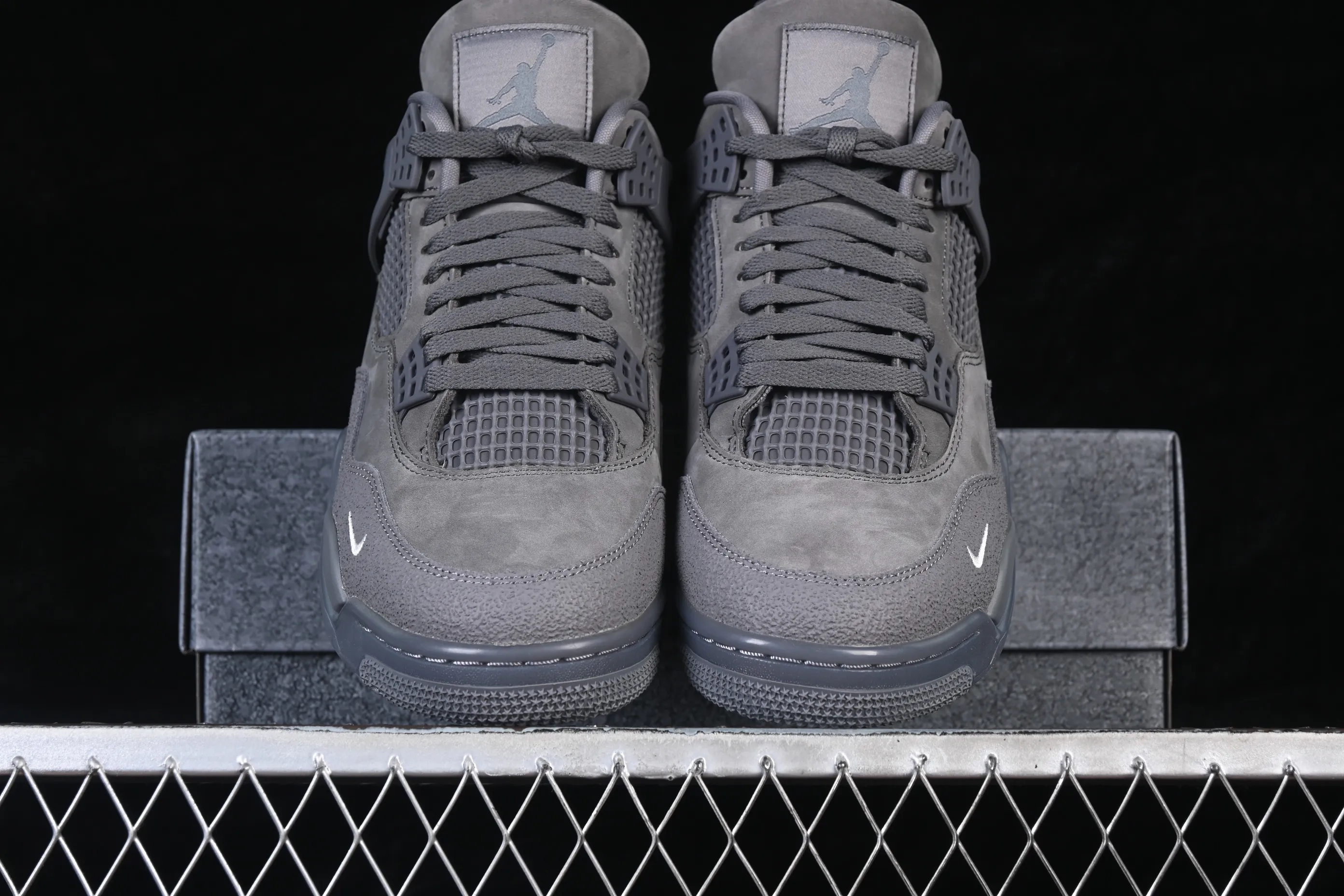 All categories Air Jordan Jordan series basketball shoes Air Jordan 4 GX foreign trade version Nigel Sylvester x Air Jordan 4 Retro "Grey" AJ4 Joe 4 joint gray brick HF4340-002